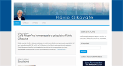 Desktop Screenshot of flaviogikovate.com.br